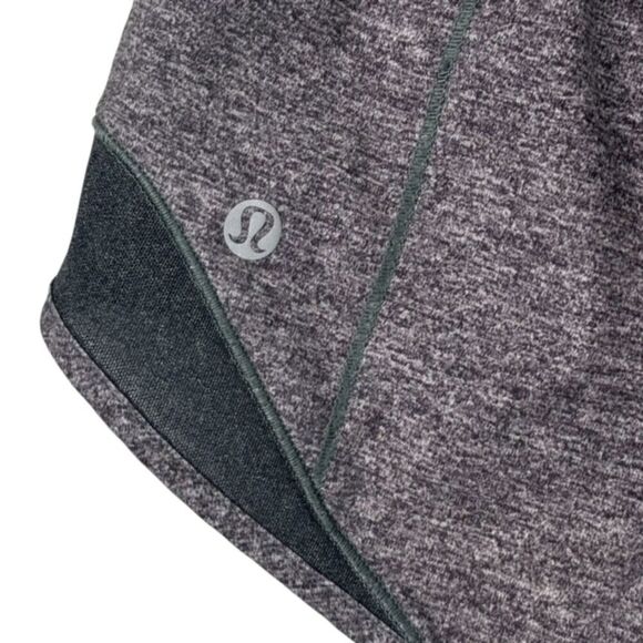 Lululemon Hotty Hot Low-Rise Short 4" *Heather Lux Multi Black - Picture 6 of 10